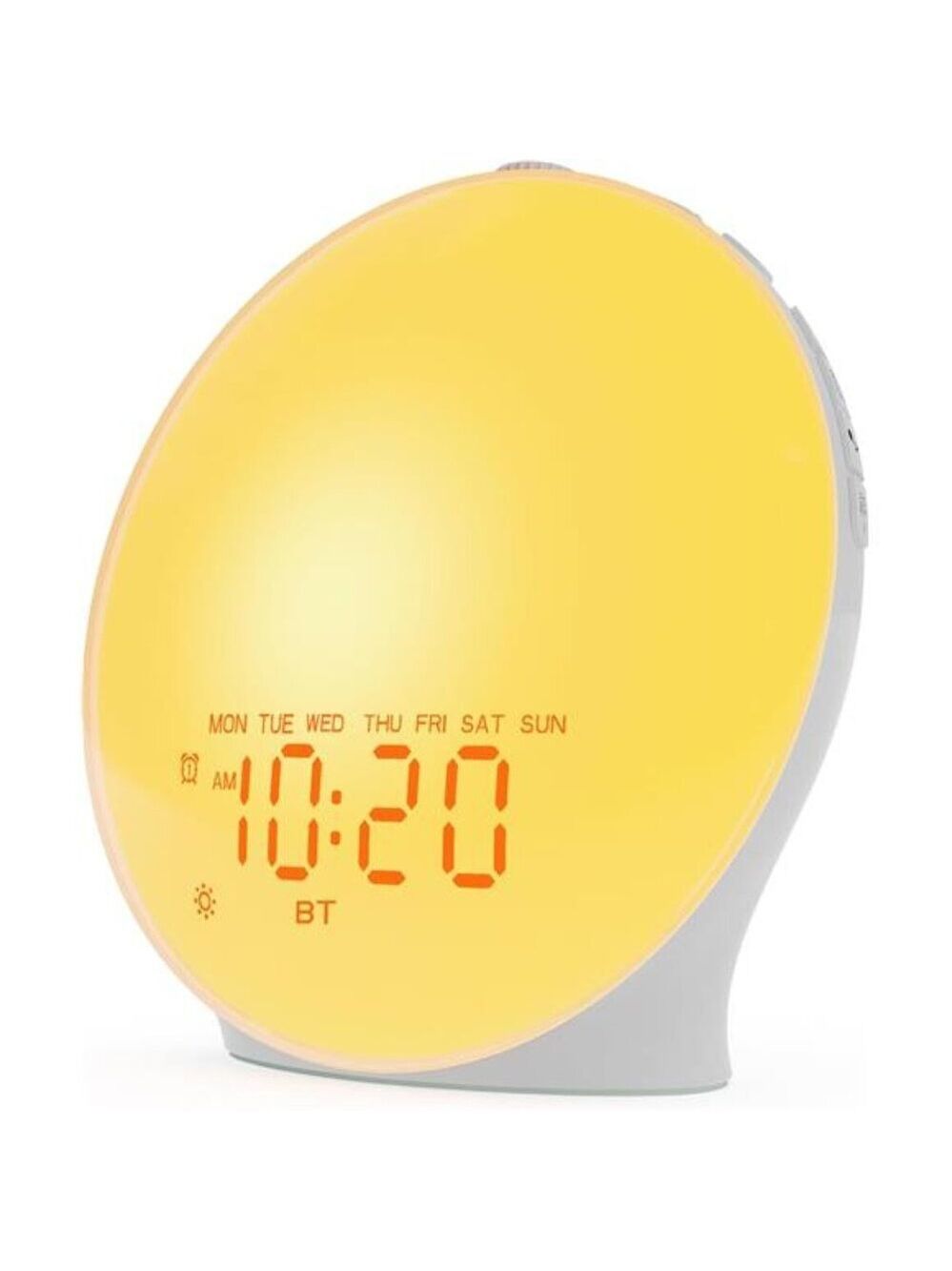 Sunrise Alarm Clock White Noise Sound Machine Bluetooth Night Light Bedroom Kids